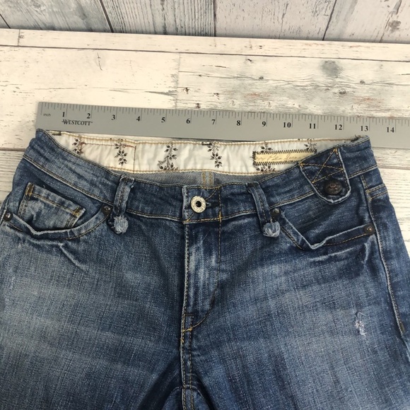 Polo by Ralph Lauren Kelly Stretch Bootcut Distressed Jeans Size 2/26 - Picture 7 of 13